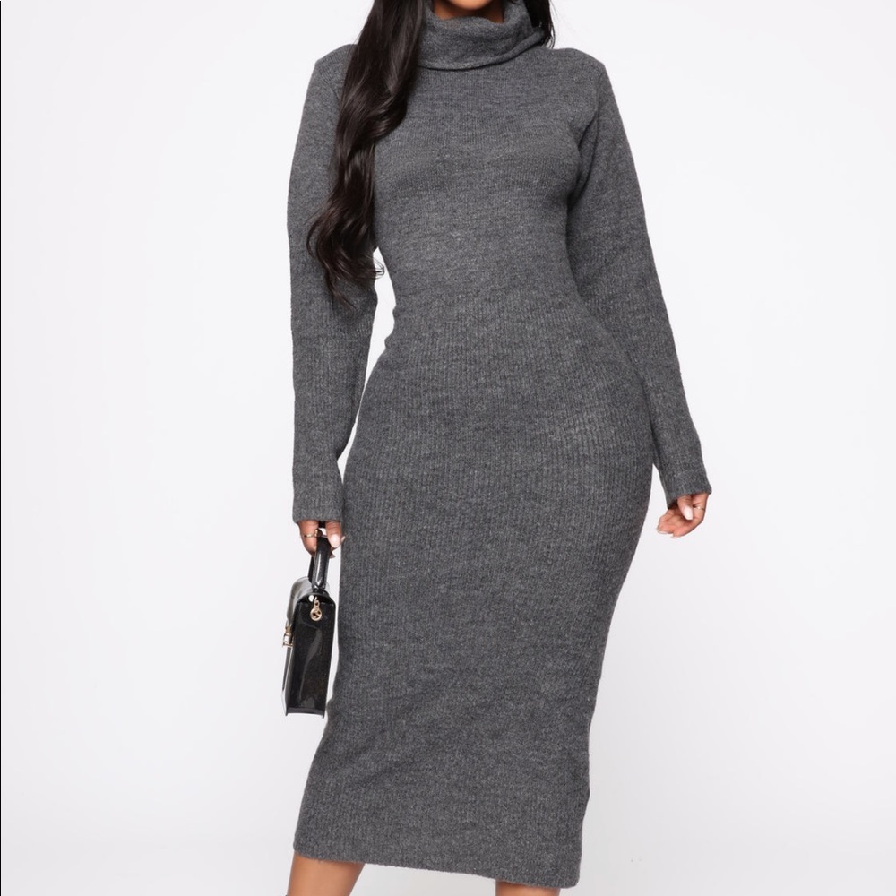 BRAND NEW sweater midi dress